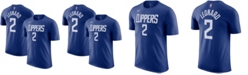 Nike Men's Kawhi Leonard Royal La Clippers Name & Number T-shirt